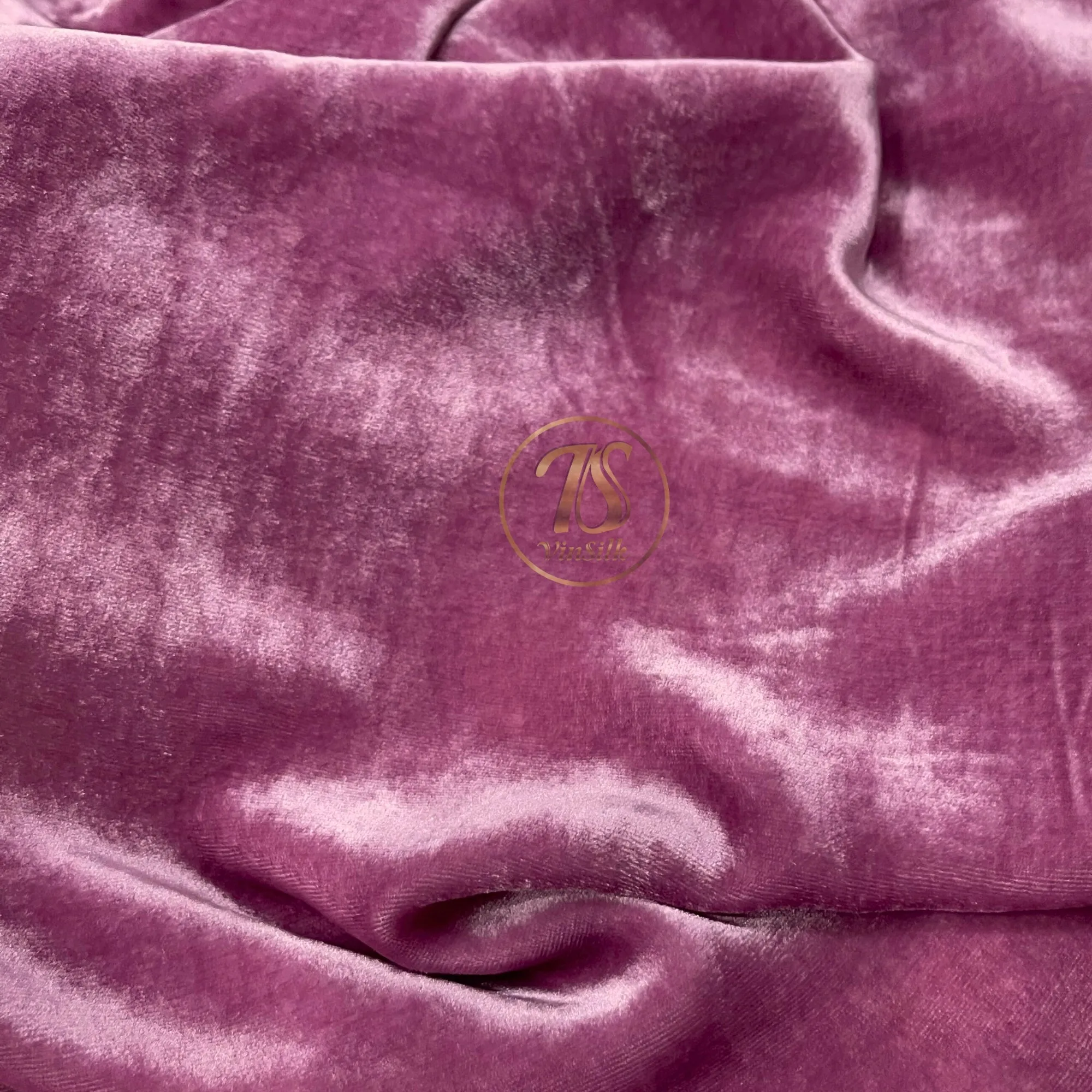 100% MULBERRY SILK VELVET fabric by the yard - Light pink silk velvet - Luxury Silk Velvet for Dress, Skirt, High End Garment - Silk for sewing