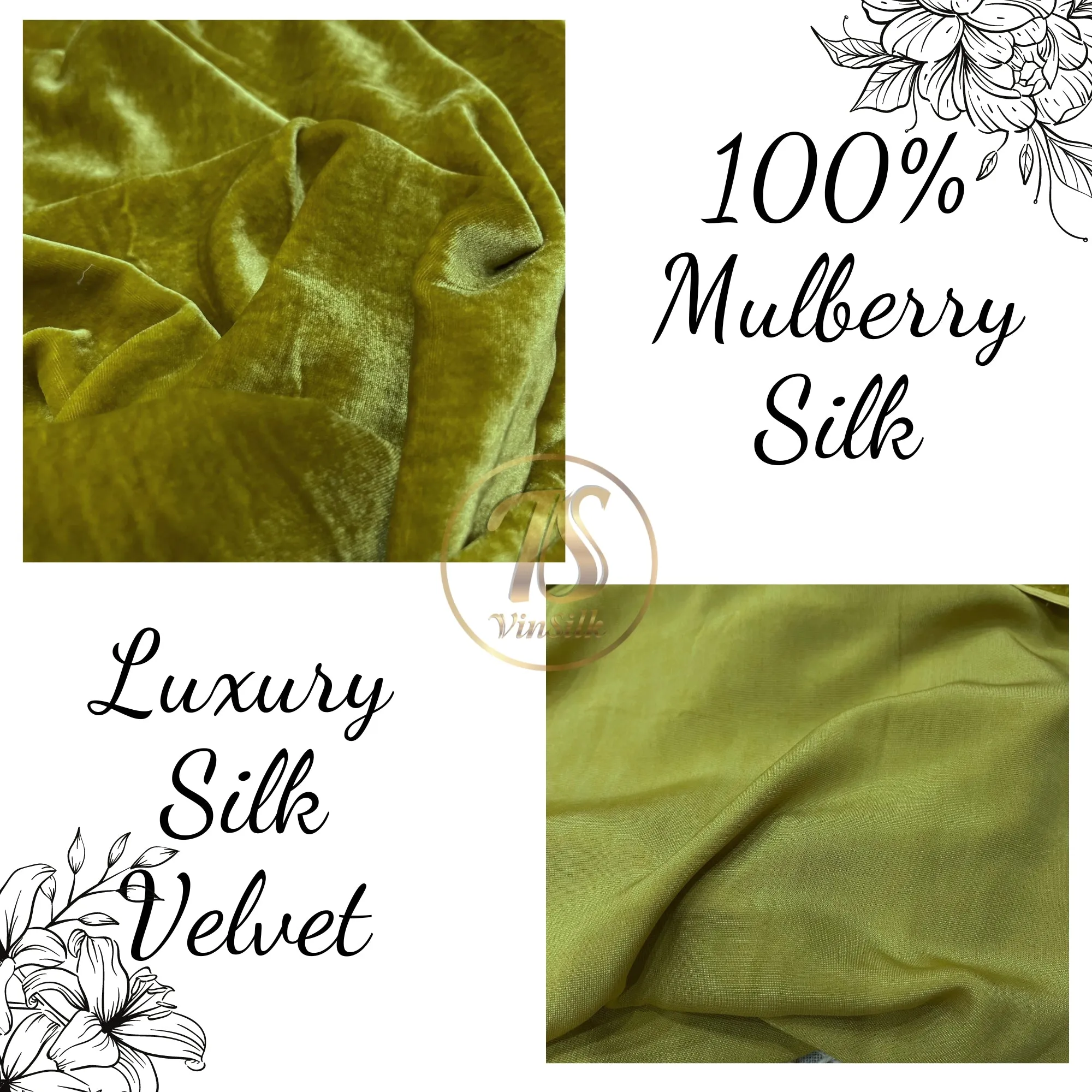 100% MULBERRY SILK VELVET fabric by the yard - Luxury Silk Velvet for Dress, Skirt, High End Garment - Silk apparel fabric - Silk for sewing