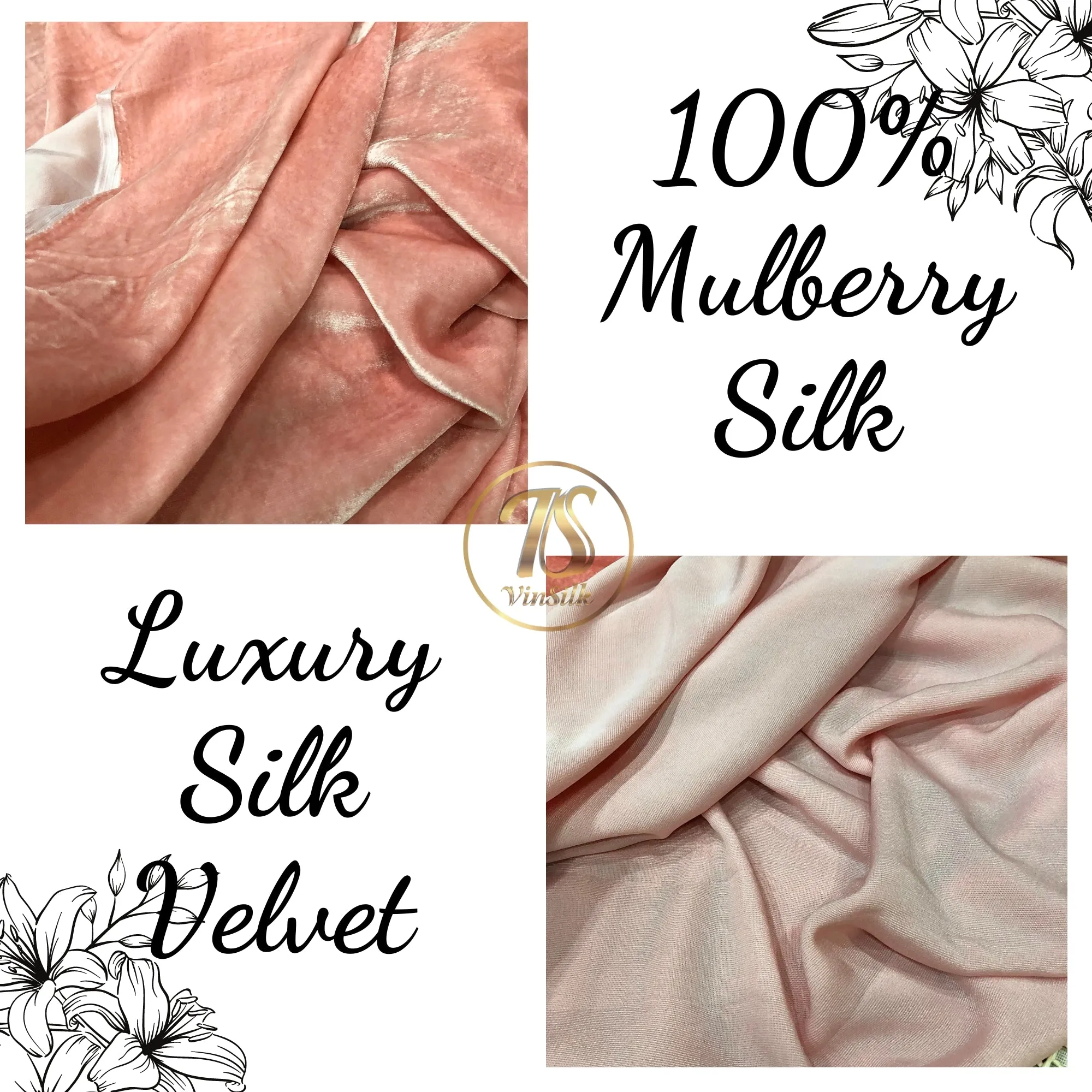 100% MULBERRY SILK VELVET fabric by the yard - Luxury Silk Velvet for Dress, Skirt, High End Garment - Silk apparel fabric - Velvet fabric