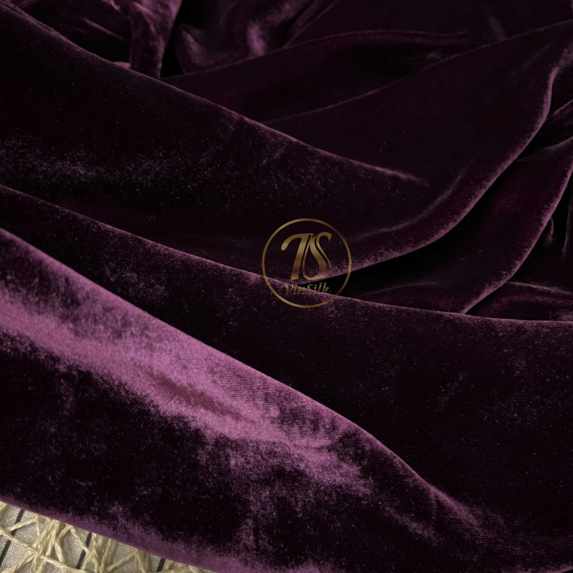 100% MULBERRY SILK VELVET fabric by the yard - Luxury Silk Velvet for Dress, Skirt, High End Garment - Silk apparel fabric