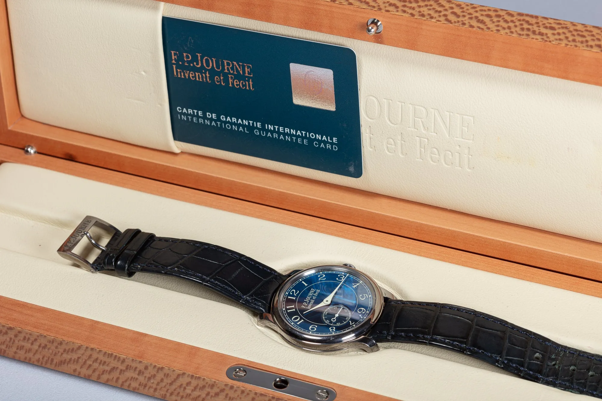 2016 F.P. Journe Chrono Bleu with Box, Warranty Card & Straps