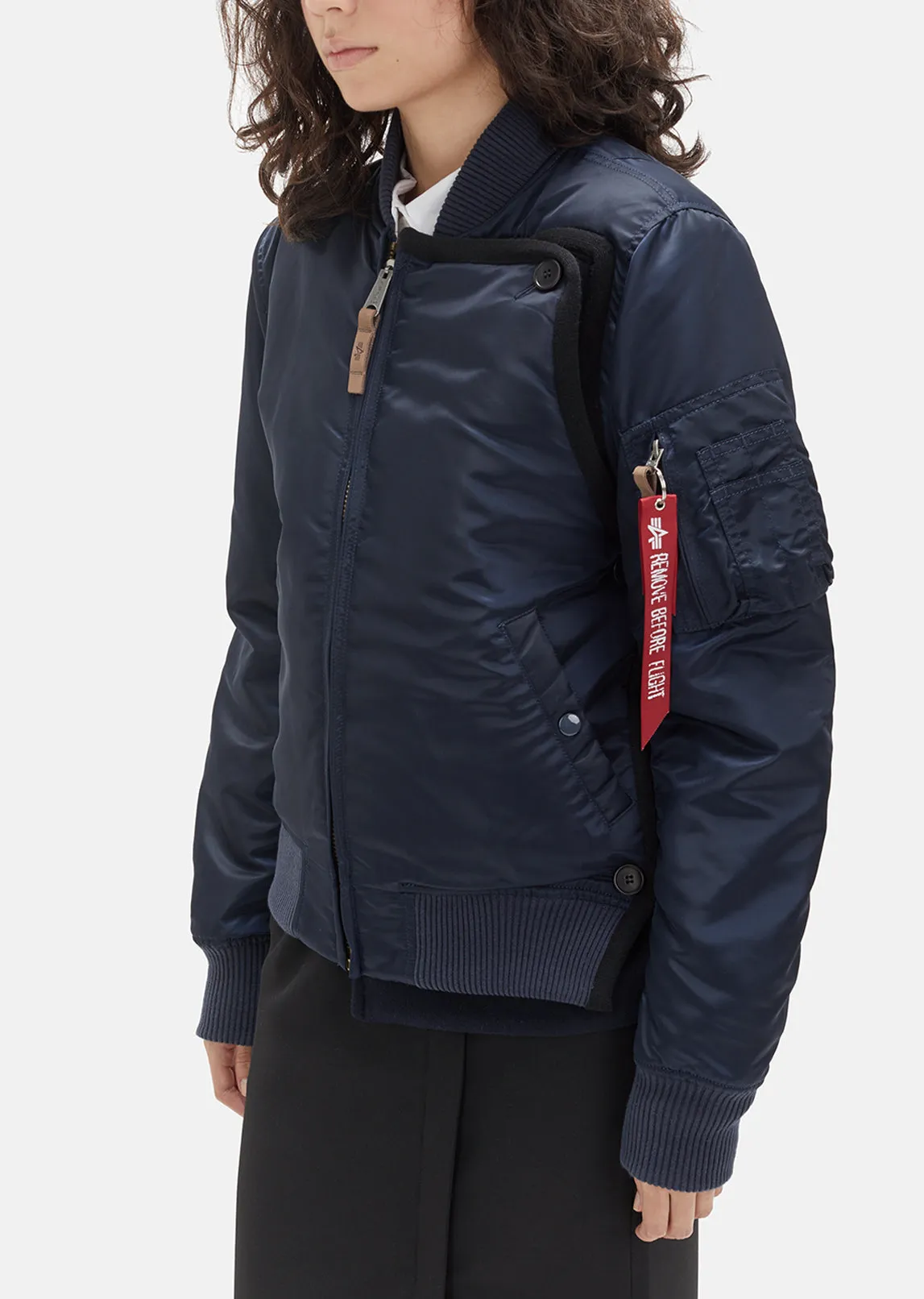 Alpha Industries Nylon Bomber Jacket