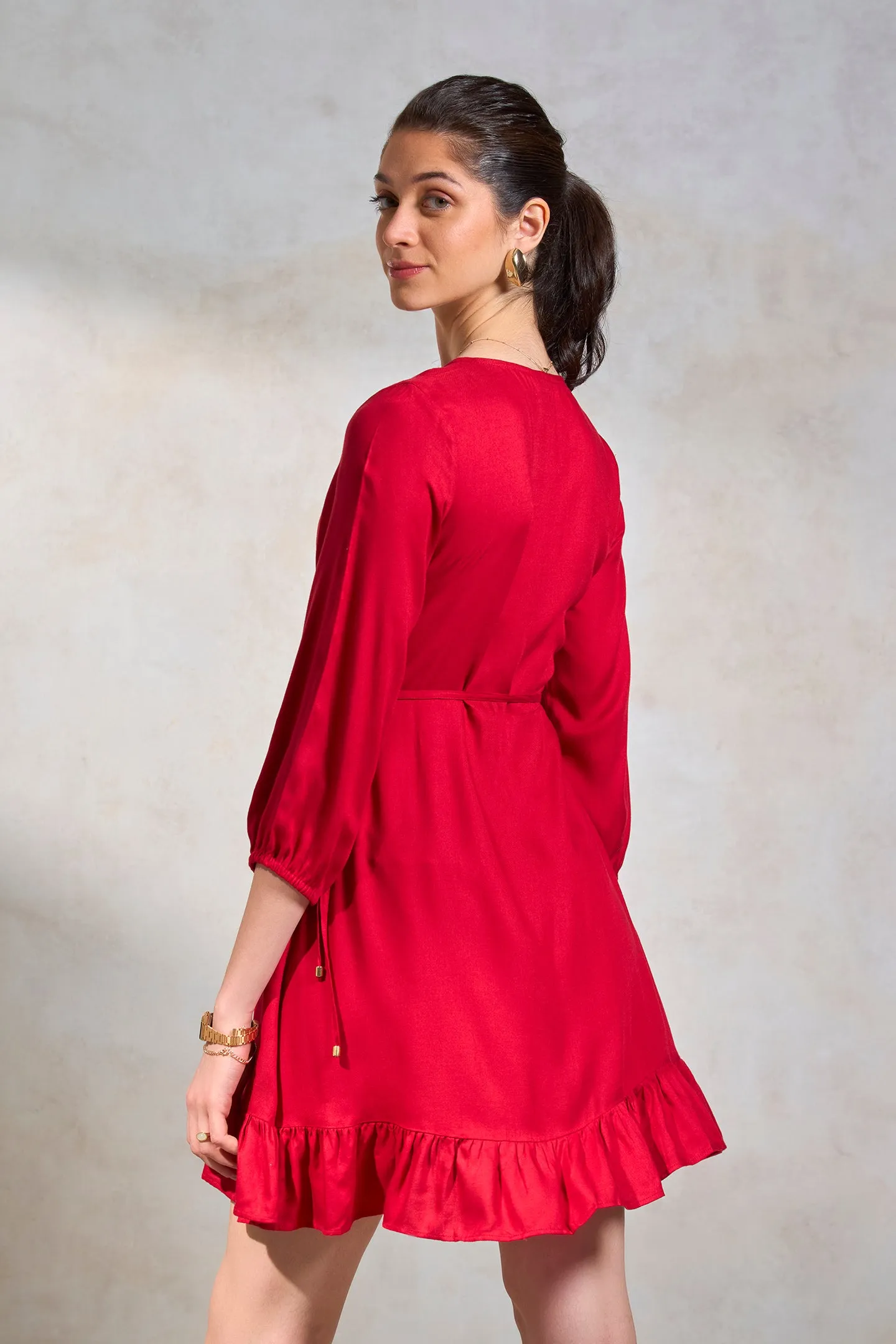 Anah|Flowy Wrap Dress