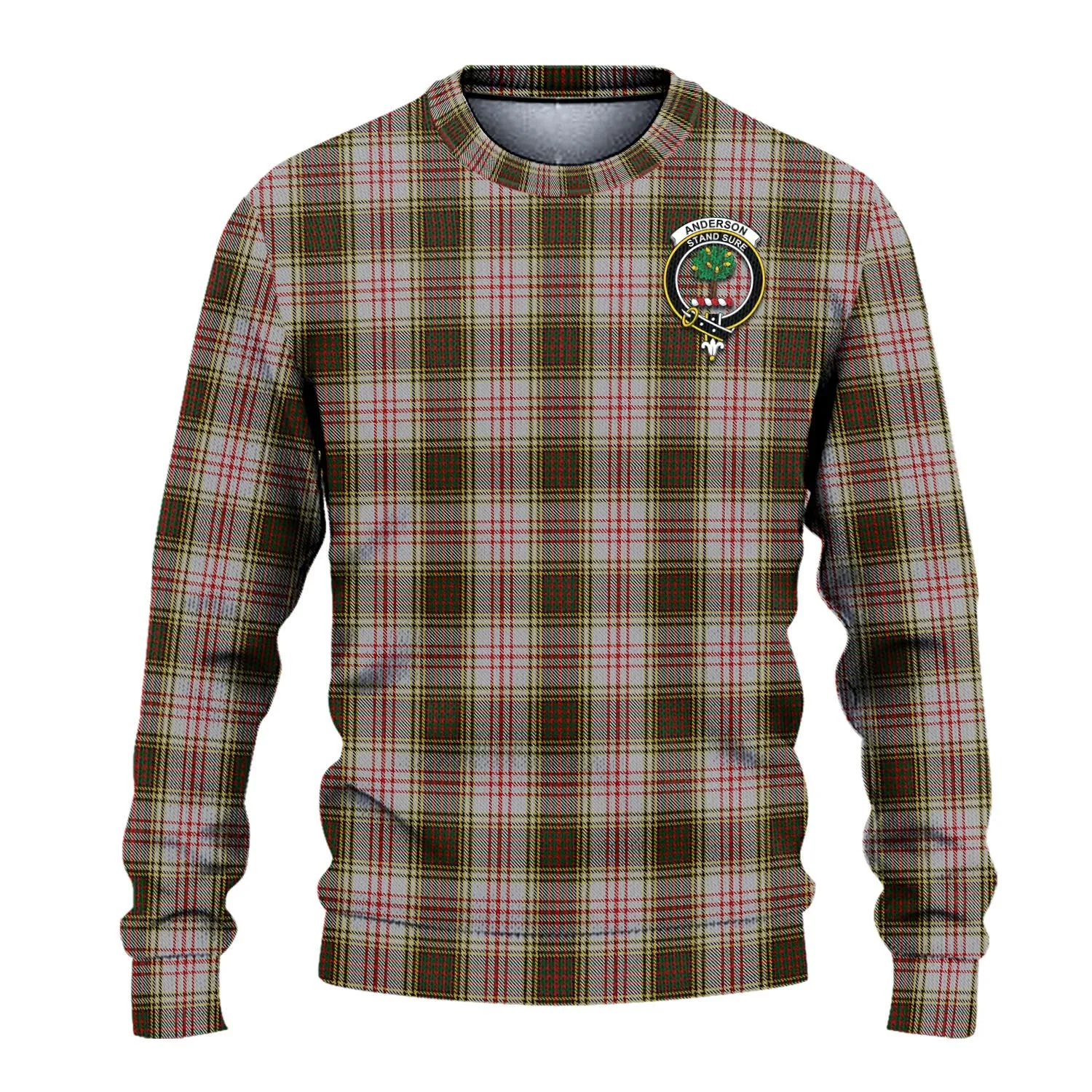 Anderson Dress Tartan Ugly Sweater with Family Crest