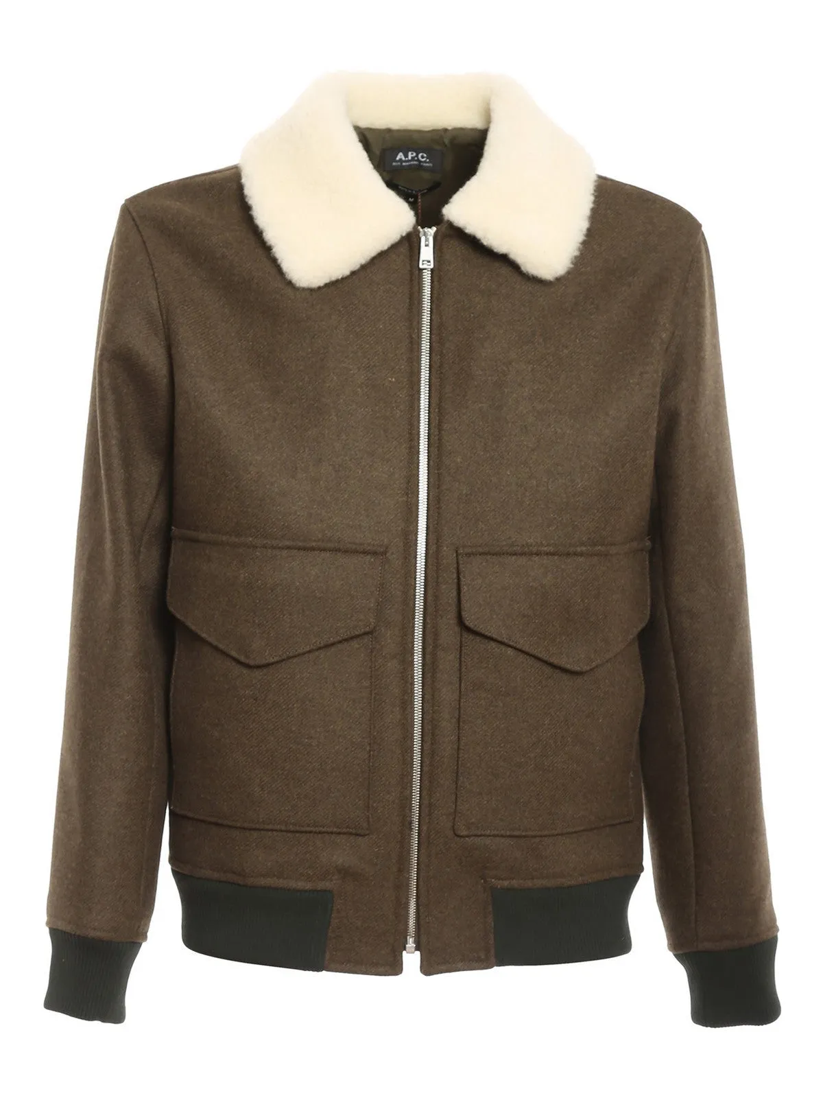 A.P.C. Ben Zipped Long-Sleeved Bomber Jacket