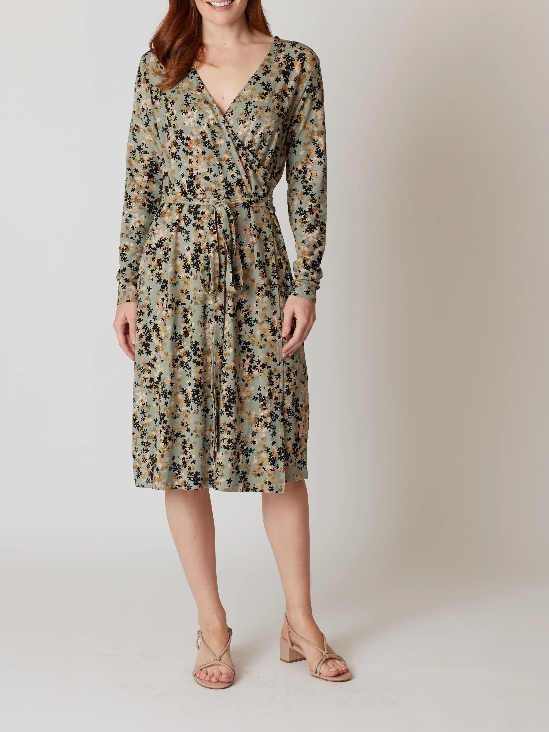 Ariyah Floral Wrap Dress