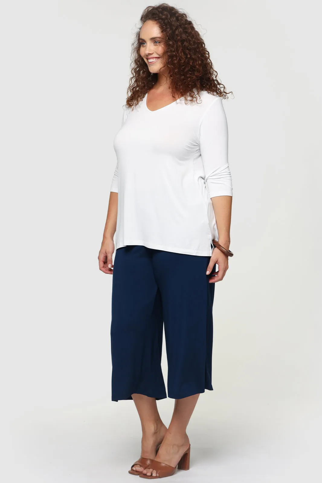 Bamboo Culottes - Navy