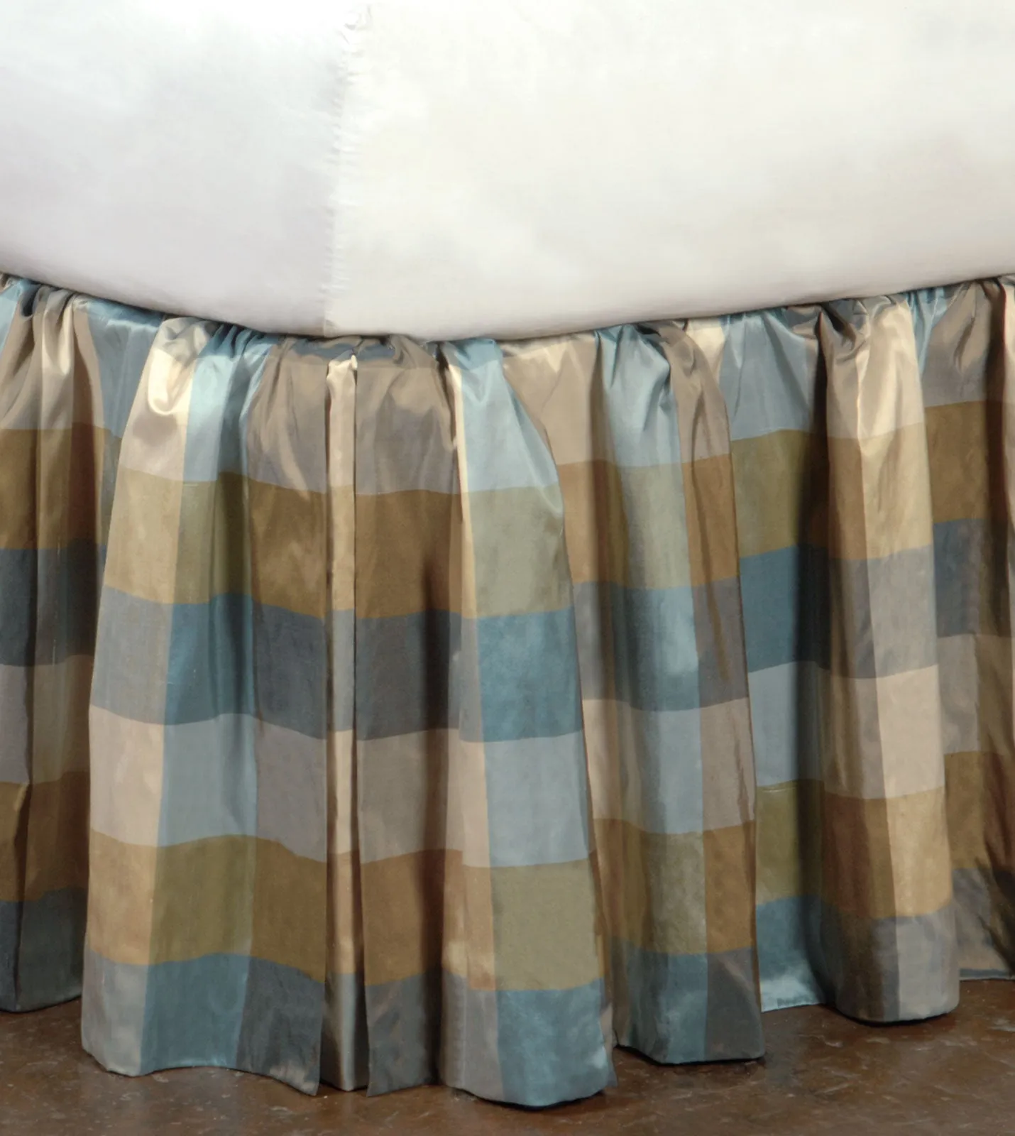 Beckford Check Ruffled Bed Skirt