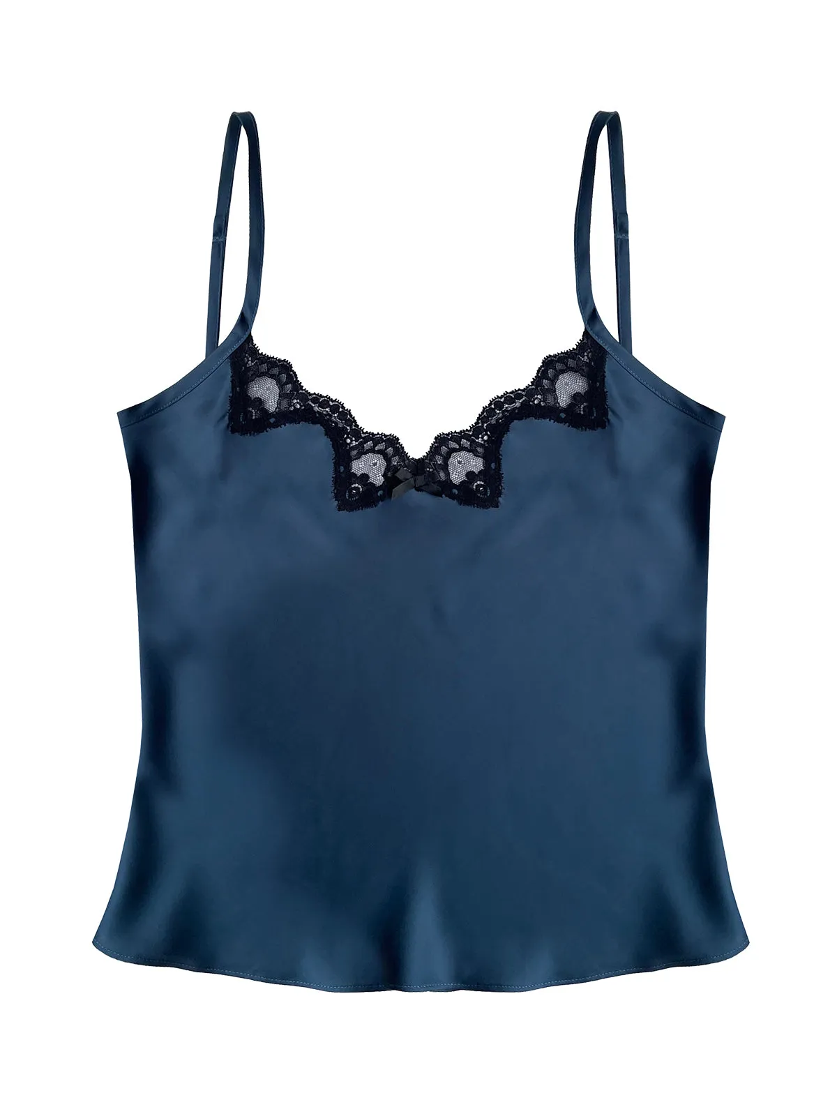 Bella Blue Organic Bamboo Silk Camisole