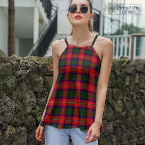 Belsches Tartan Loose Halter Neck Camisole