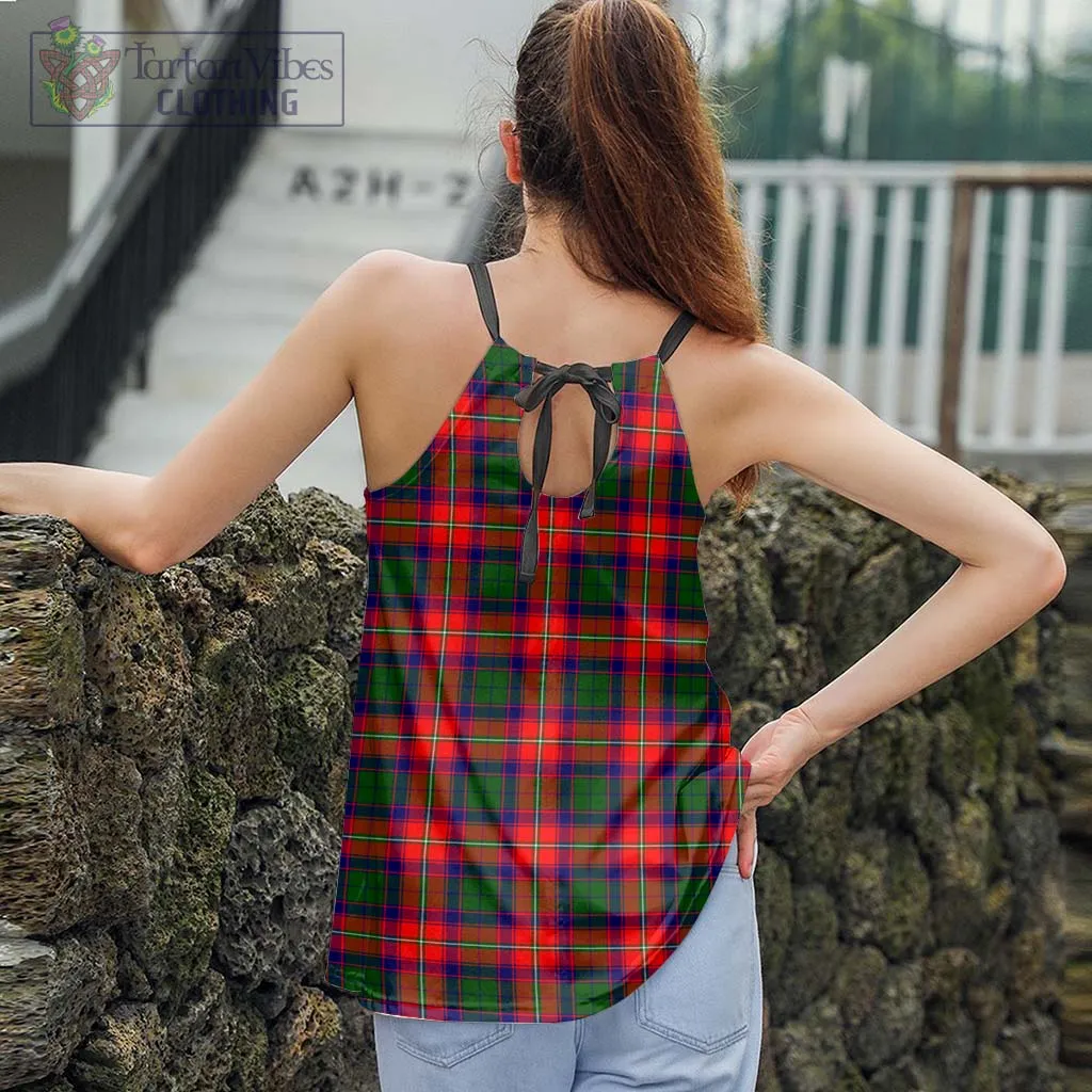 Belsches Tartan Loose Halter Neck Camisole