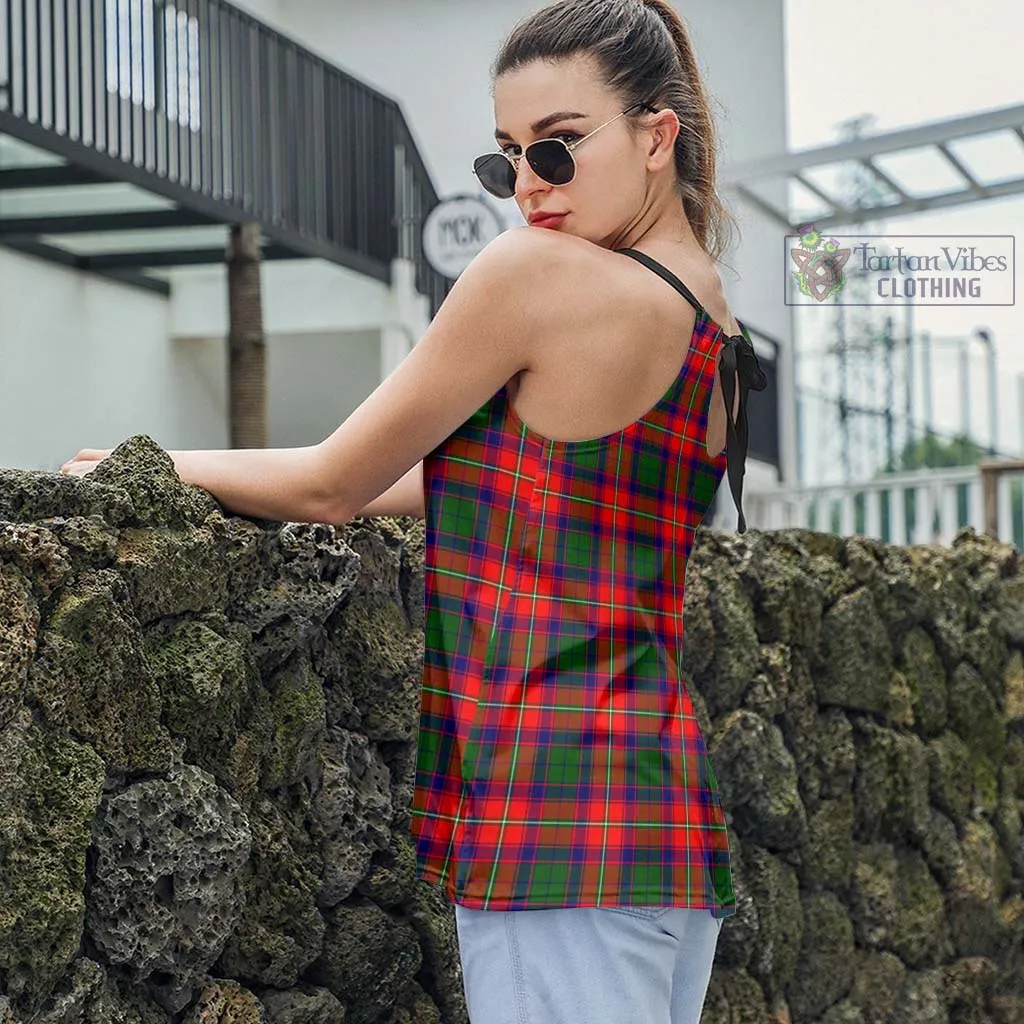 Belsches Tartan Loose Halter Neck Camisole