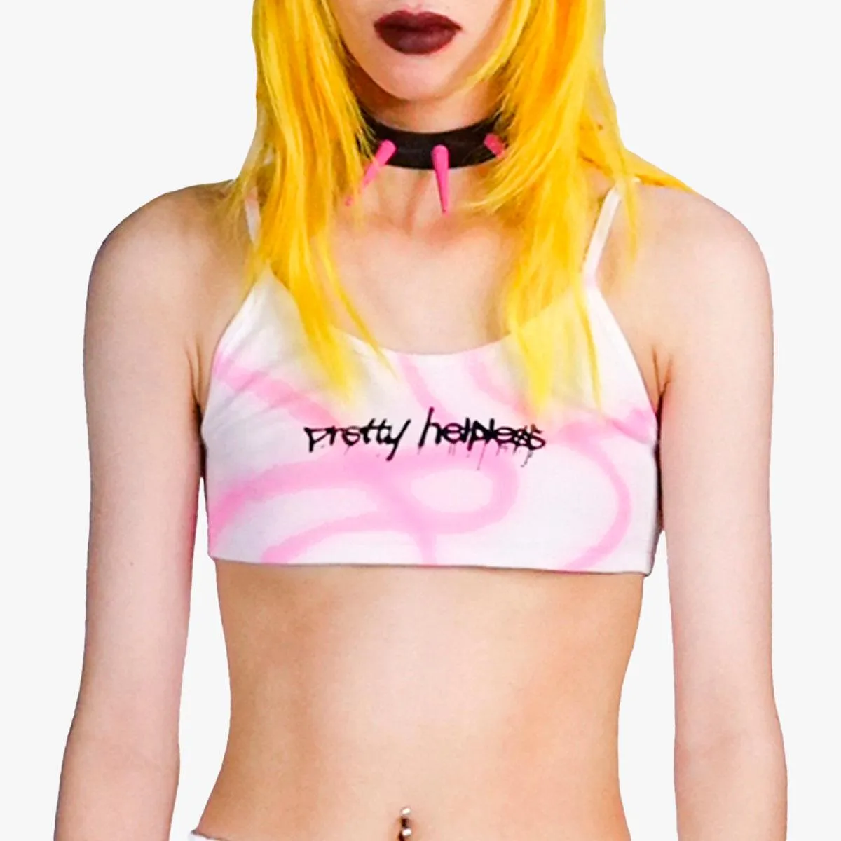 benpaolv Pretty Helpless Crop Top