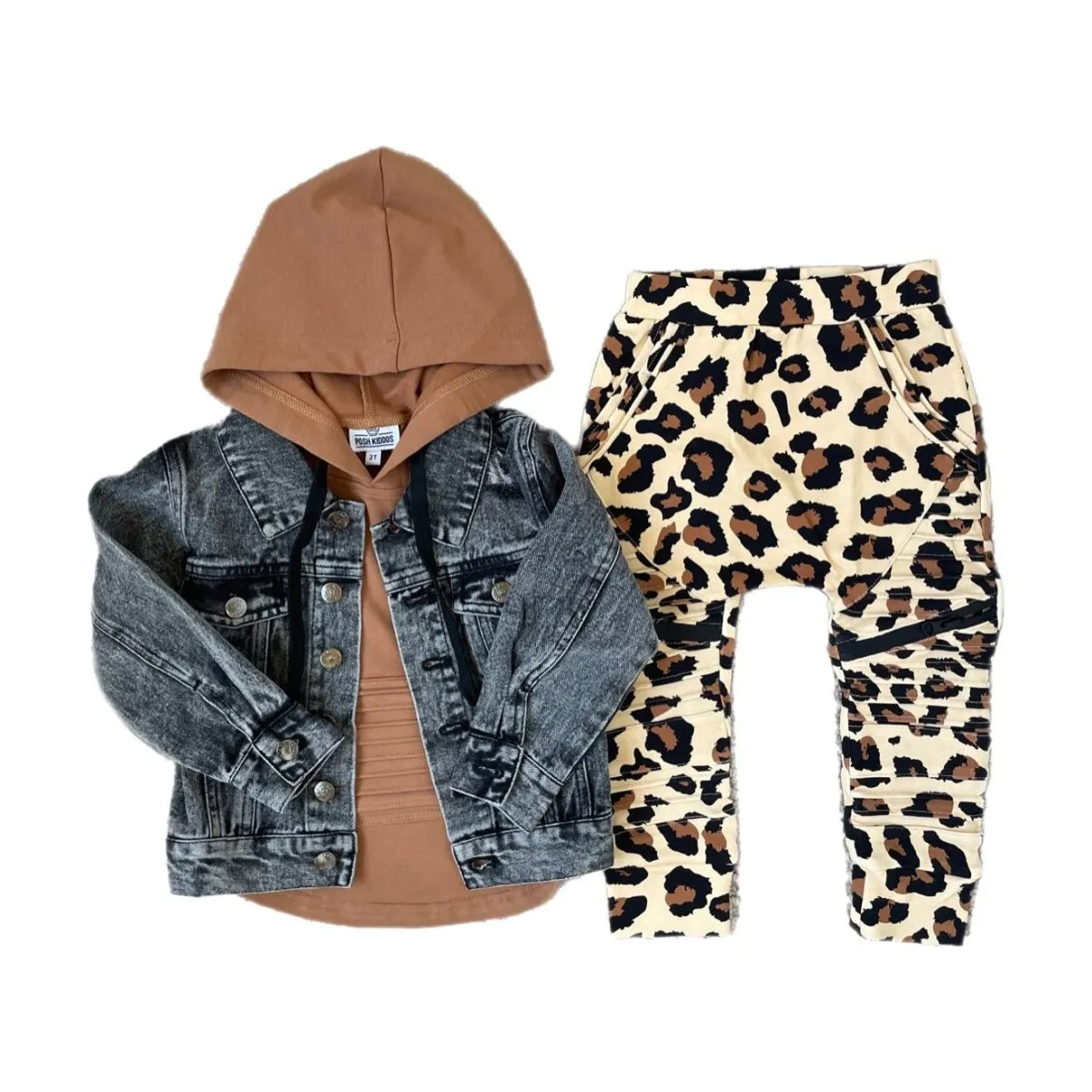 Biker Joggers- Fall Leopard