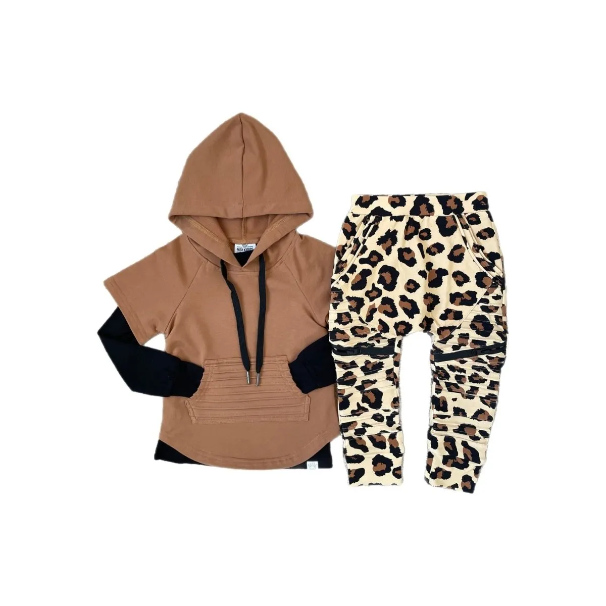 Biker Joggers- Fall Leopard