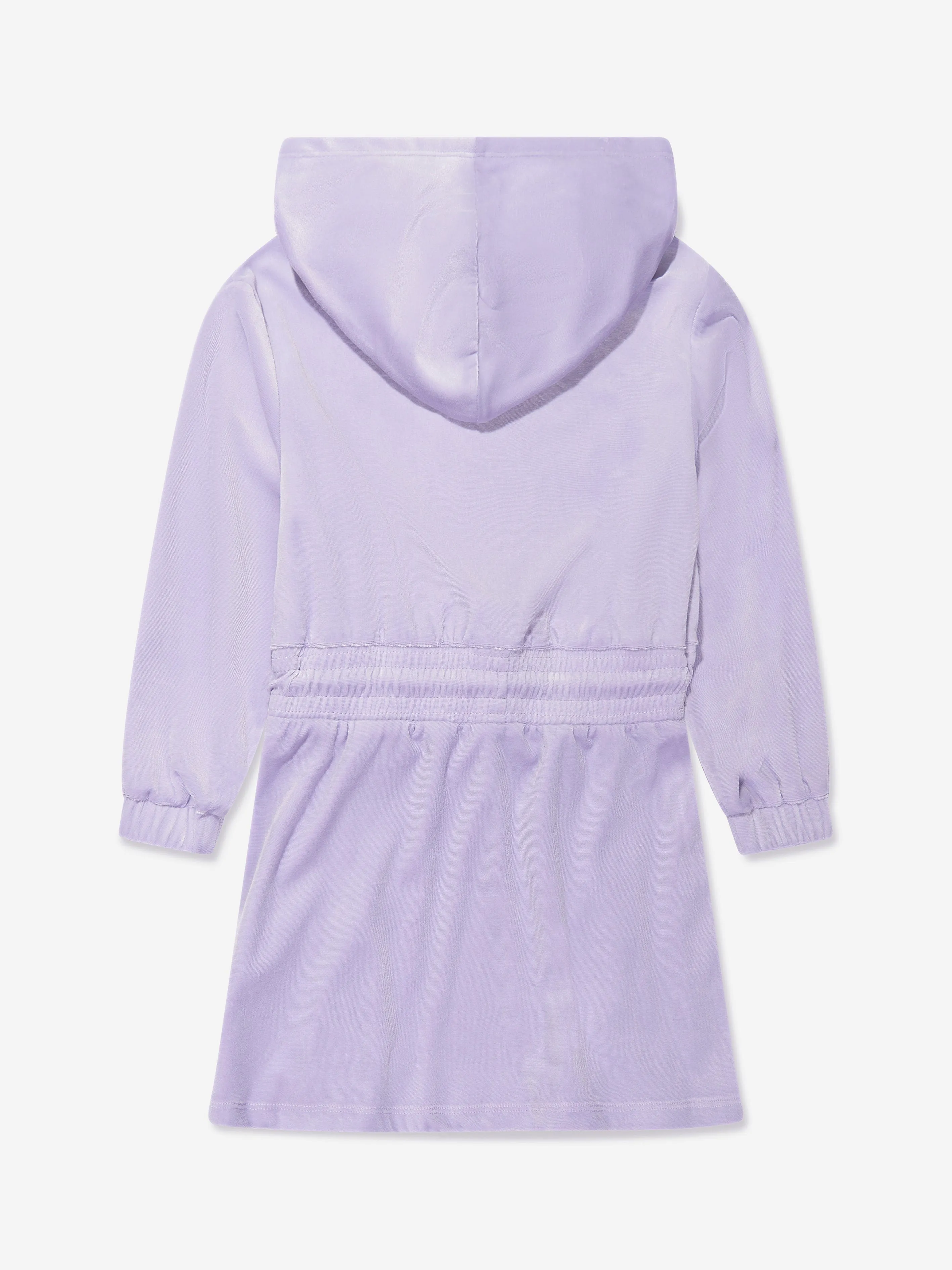 Billieblush Girls Velour Hooded Dress in Lilac