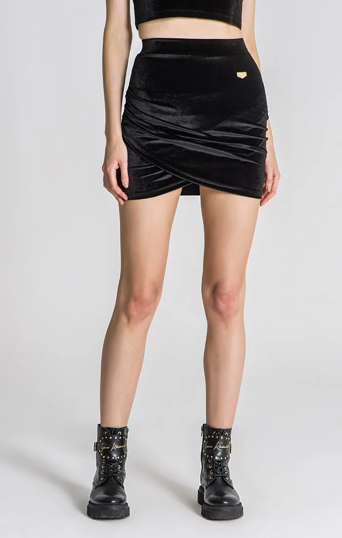 Black Power Asymmetric Skirt