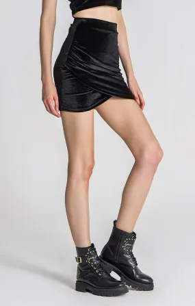 Black Power Asymmetric Skirt