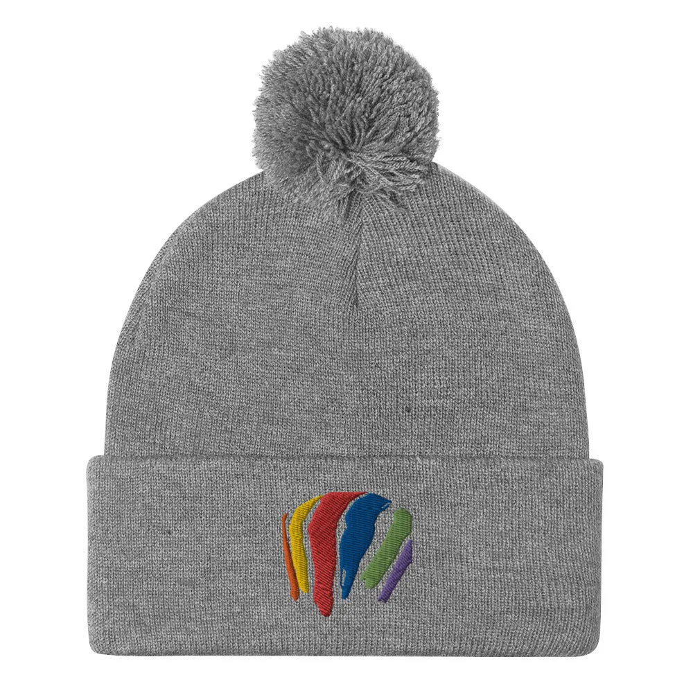 Boston Rainbow Swash Winter Hat