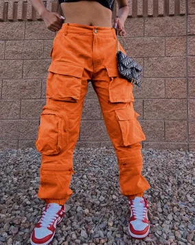 Boyfriend High Waist Cargo Pants