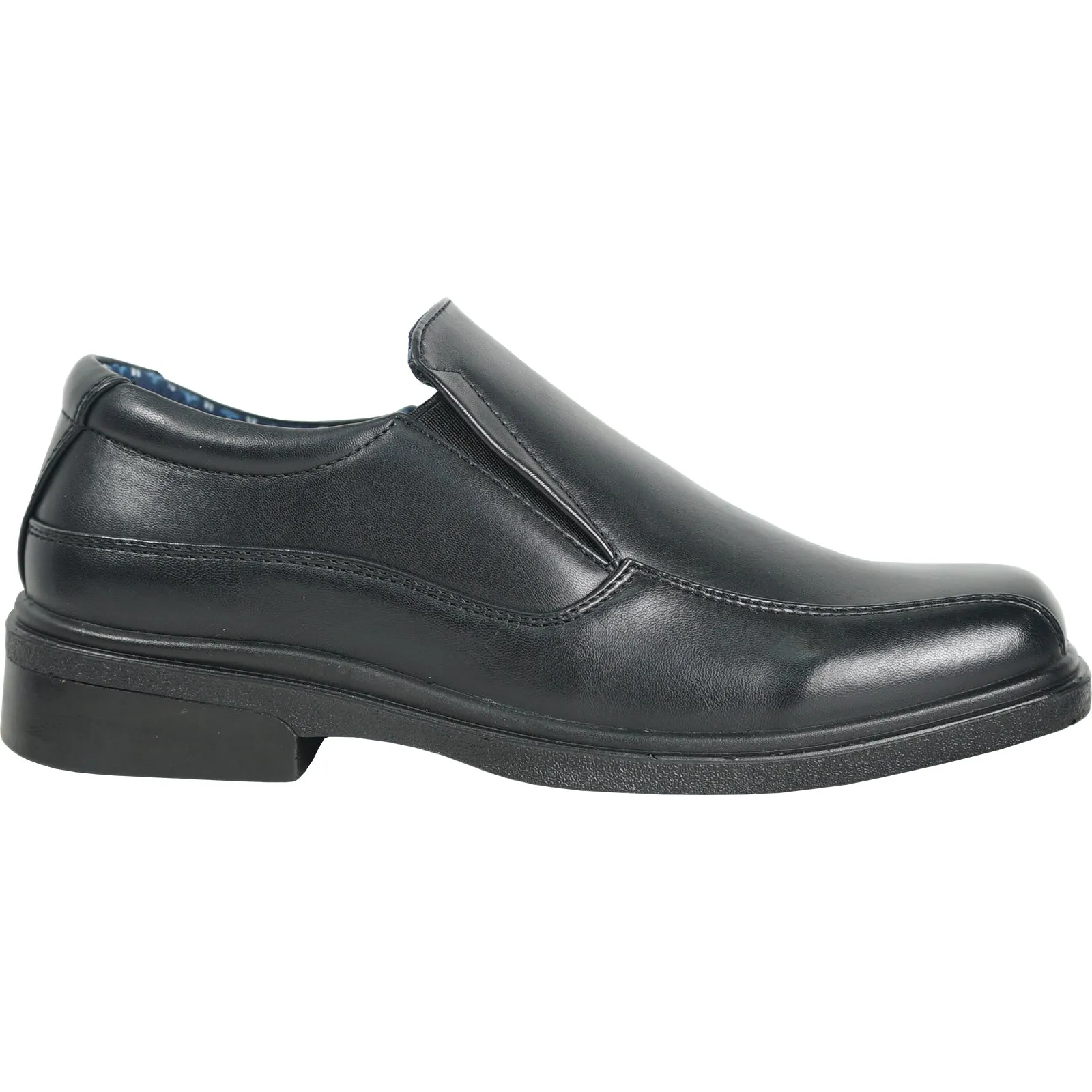 BRAVO Boy Dress Shoe WILLIAM-1KID Oxford Shoe School Uniform Black