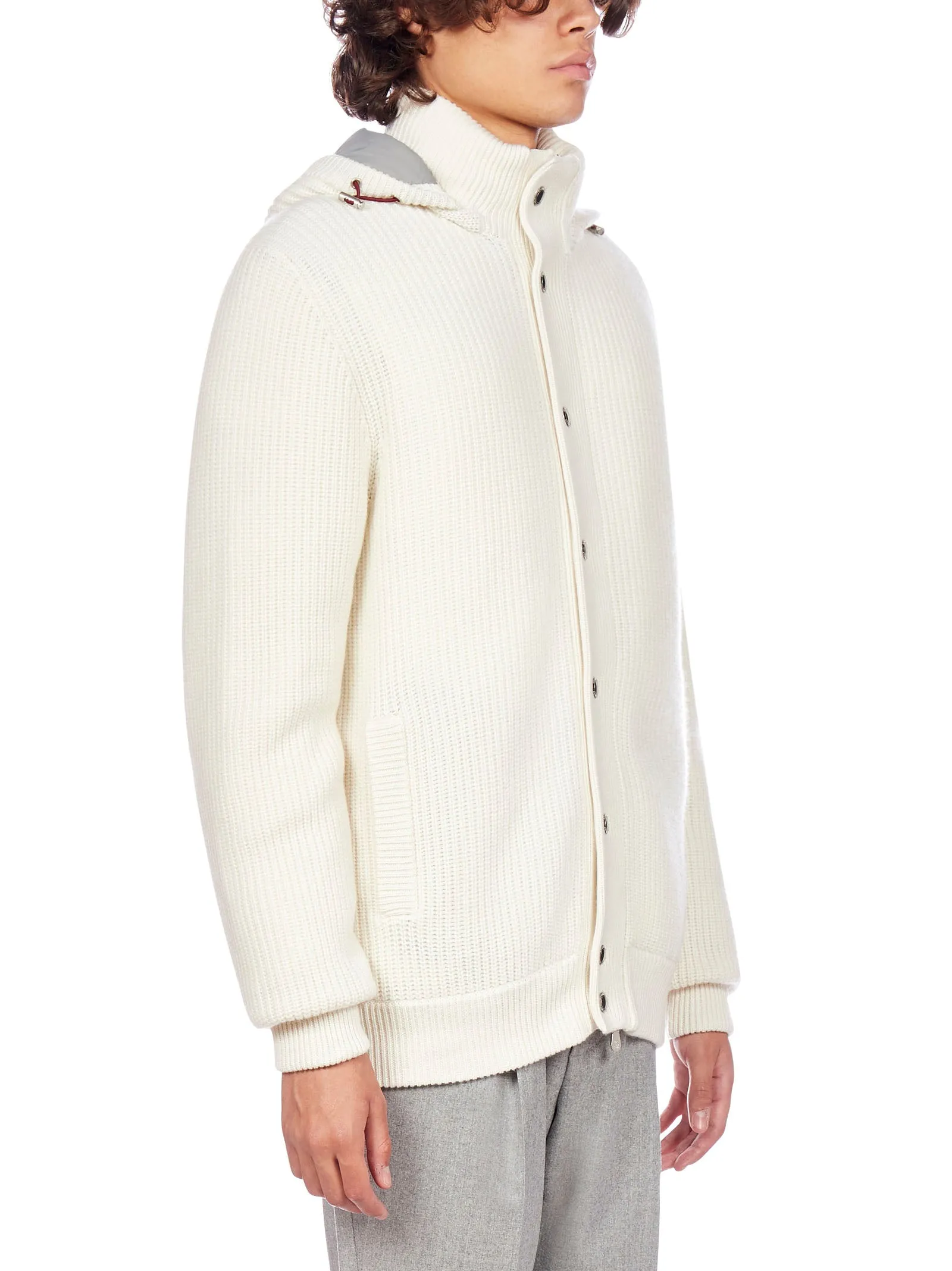 Brunello Cucinelli Hooded Bomber Jacket