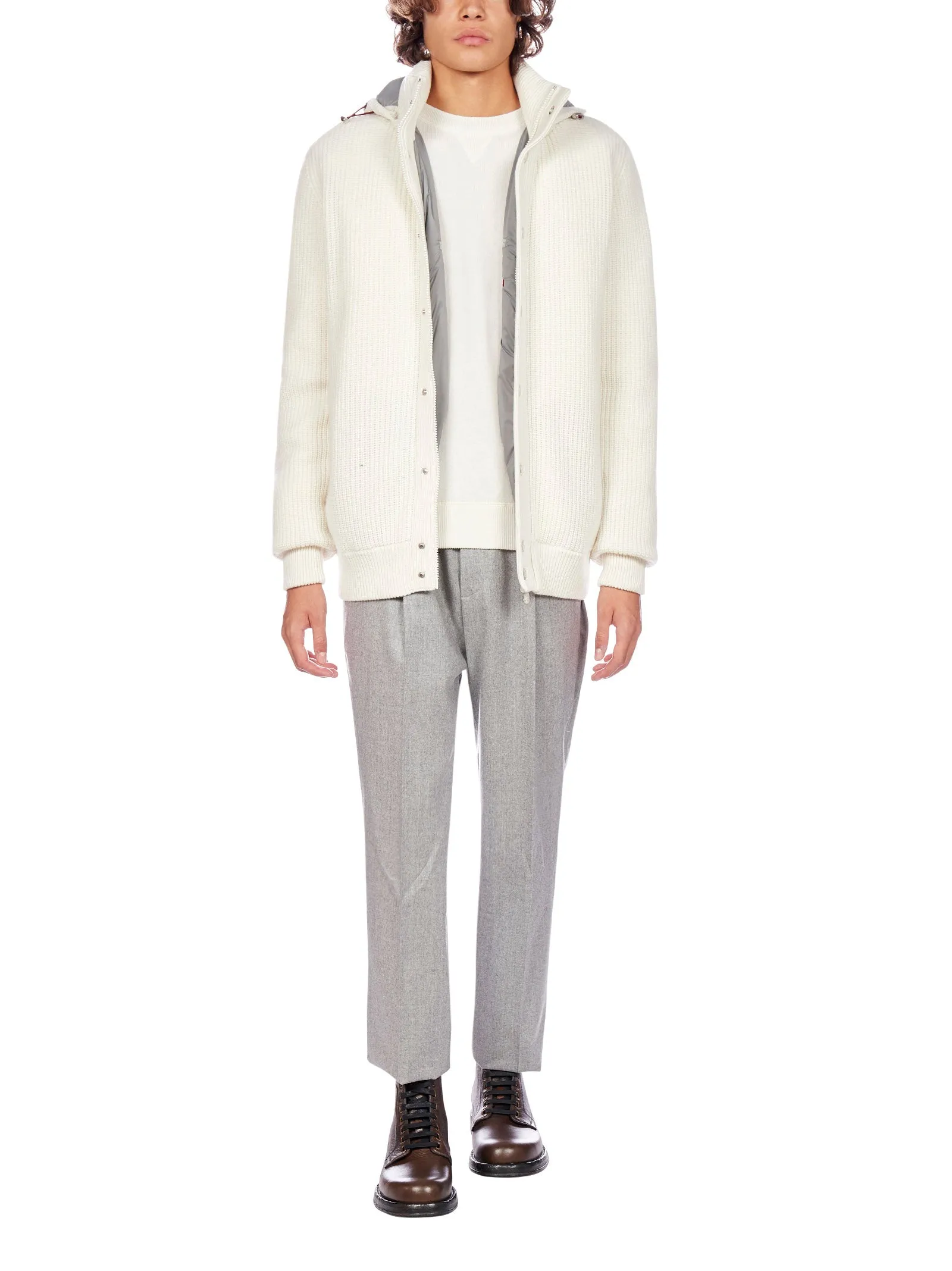 Brunello Cucinelli Hooded Bomber Jacket