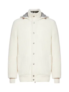 Brunello Cucinelli Hooded Bomber Jacket