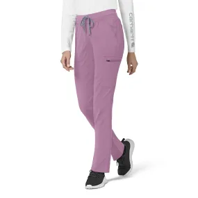 Carhartt Rugged Flex Peak Women's Slim Leg Scrub Pant - Thistle