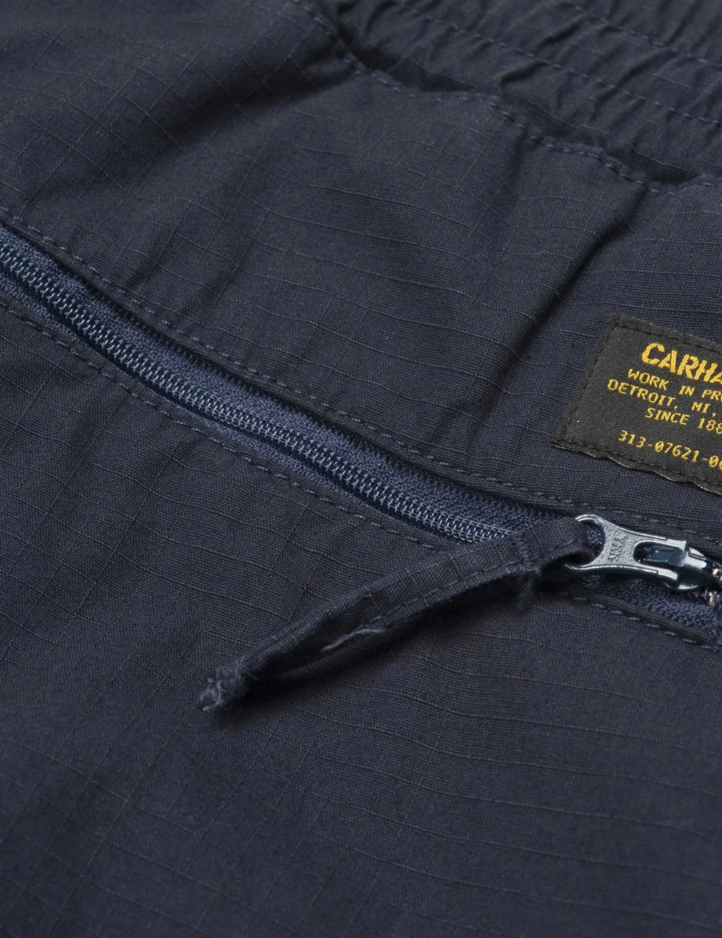 Carhartt-WIP Cargo Jogger Pants (Ripstop) - Dark Navy Blue Rinsed