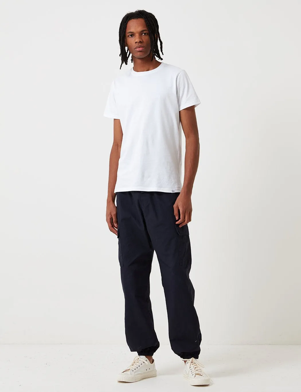 Carhartt-WIP Cargo Jogger Pants (Ripstop) - Dark Navy Blue Rinsed