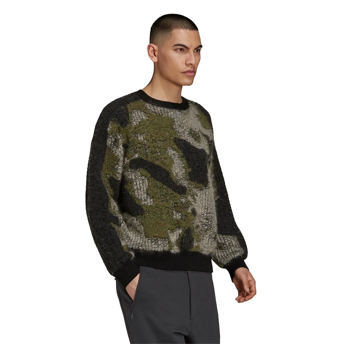 CH1 Camo Knit Crew Sweater