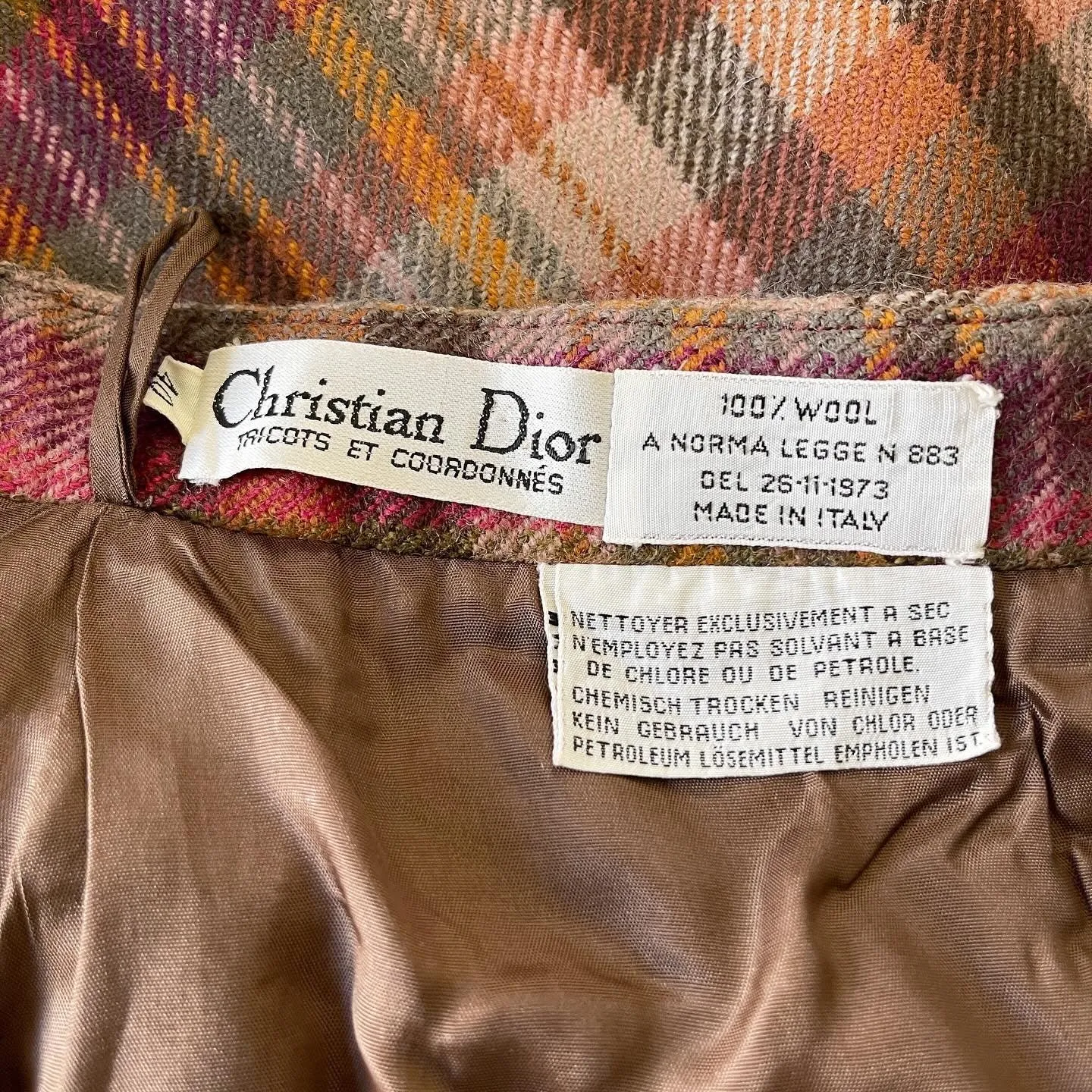 CHRISTIAN DIOR Vintage Skirt