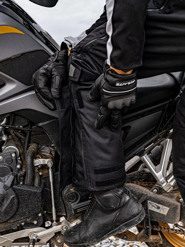 Cold Weather Outdoor Warm Motorcycle Protective Layered Outer Pants with Built-in Removable Protectors