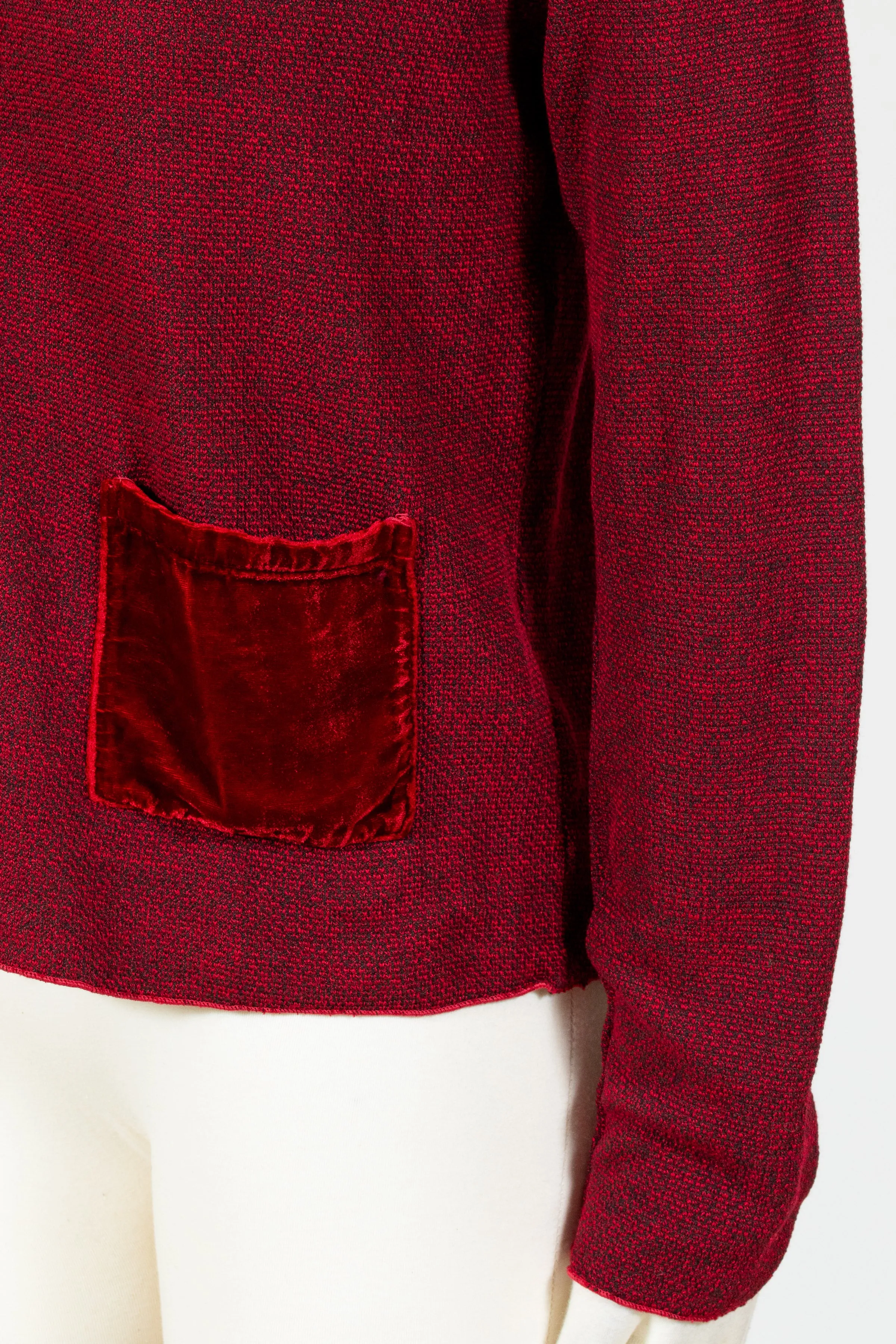 Cropped Pocket Cardigan