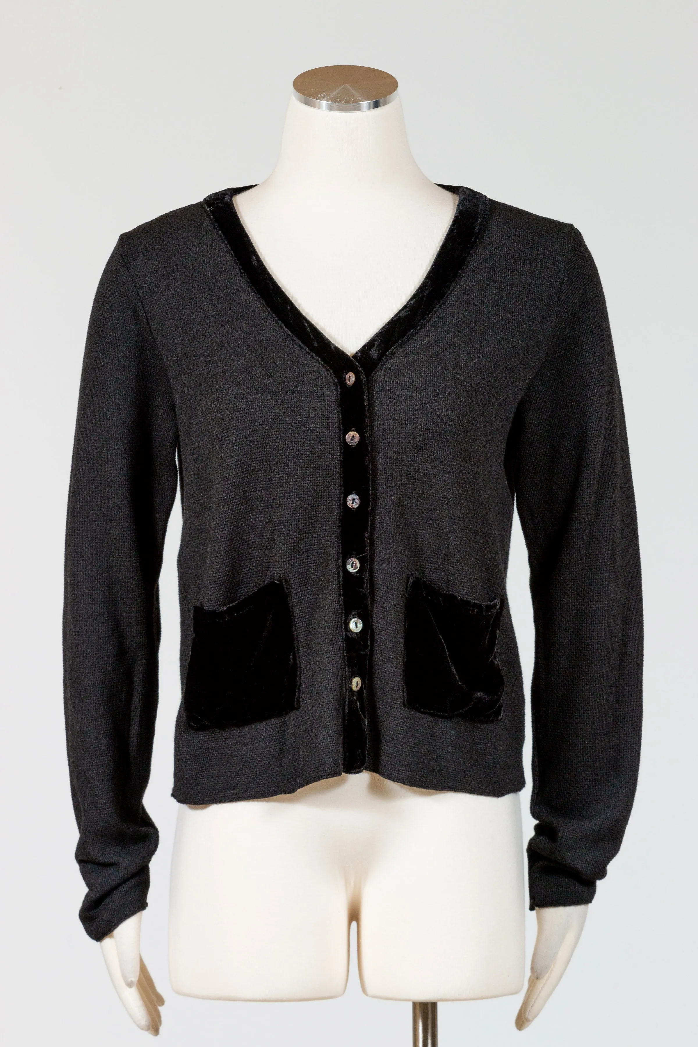 Cropped Pocket Cardigan