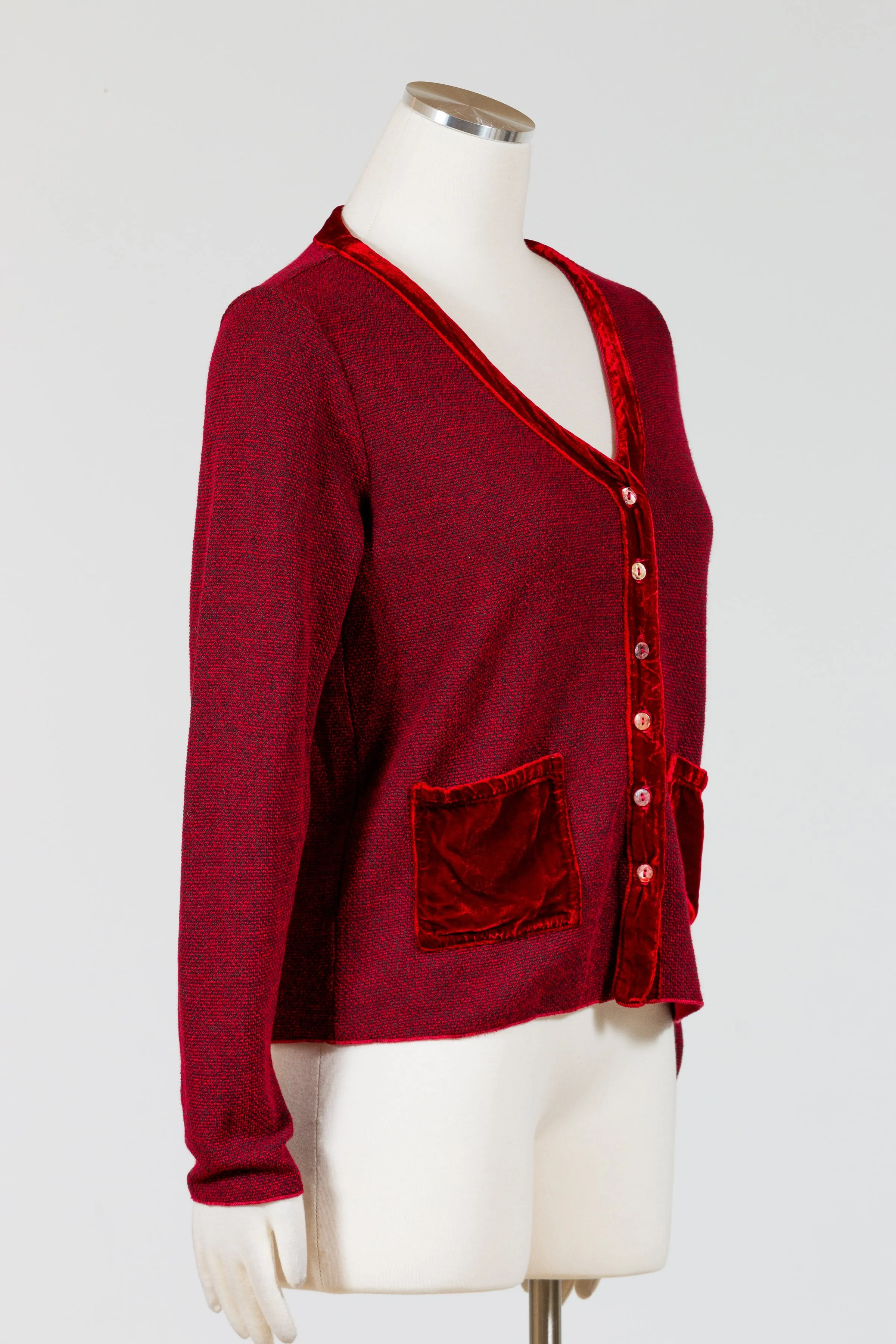 Cropped Pocket Cardigan