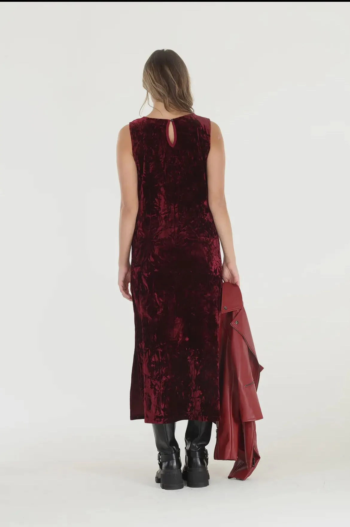 Crushed Velvet Dress by Paparazzi