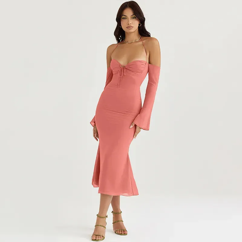 Curve-Hugging Midi Delight Bodycon Dress