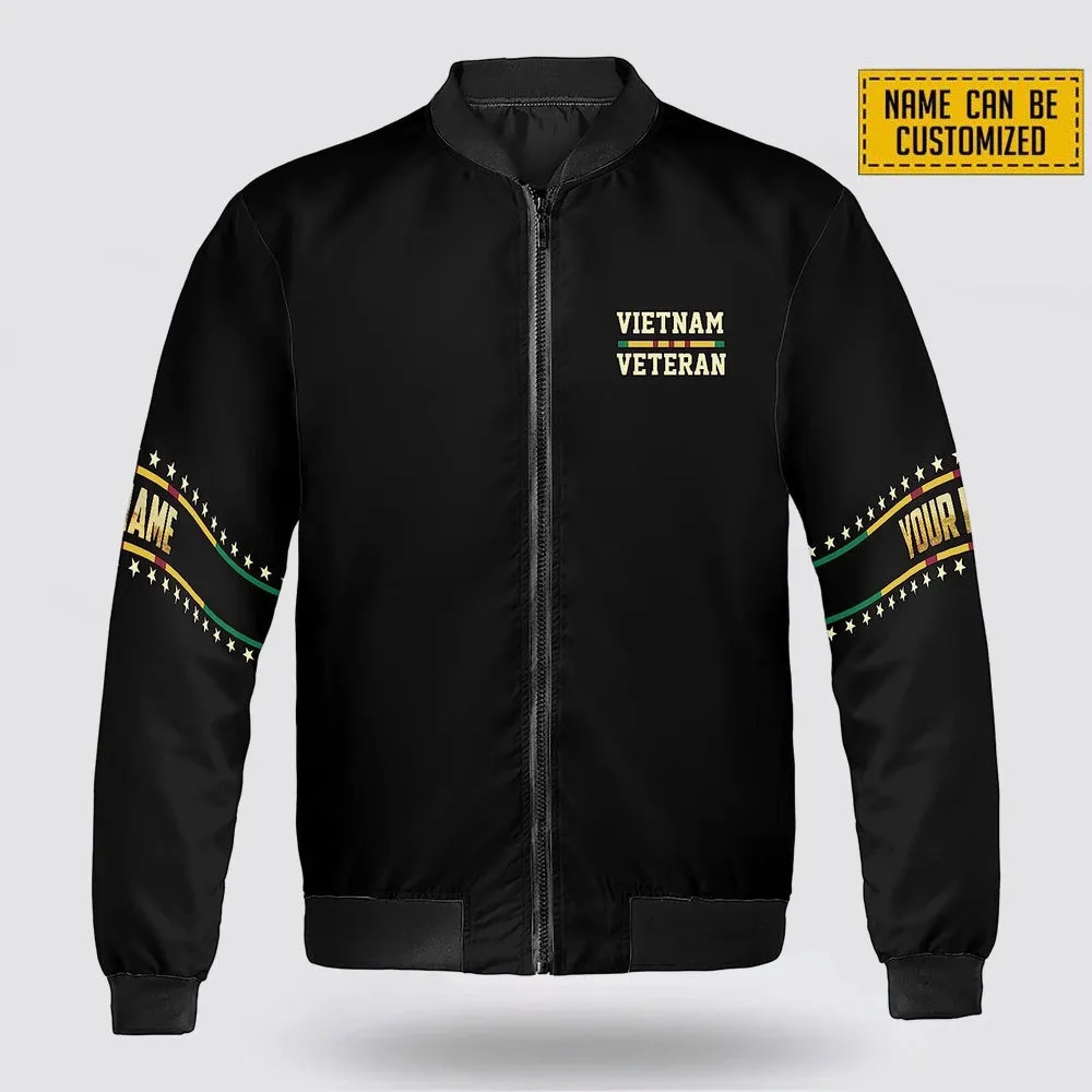 Custom Name Never Forget The Way Vietnam Veteran Bomber Jacket