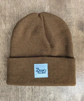 Dave's New York Vintage Logo Beanie - Brown