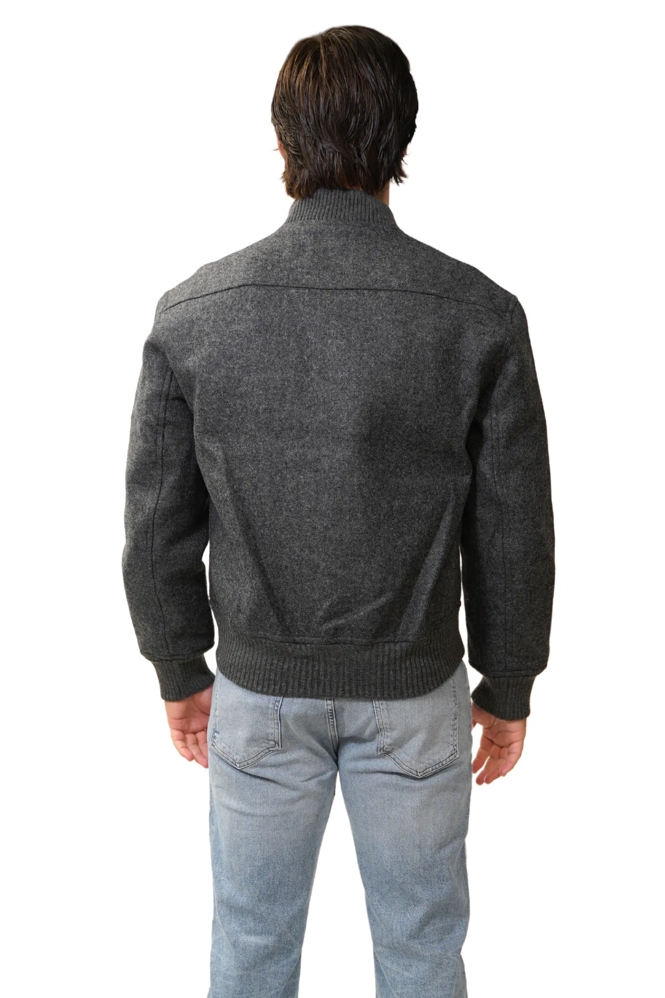 Dean Bomber Jacket in Wool