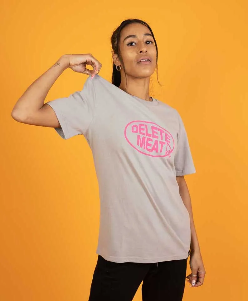 Delete Meat - Opal Grey T-Shirt