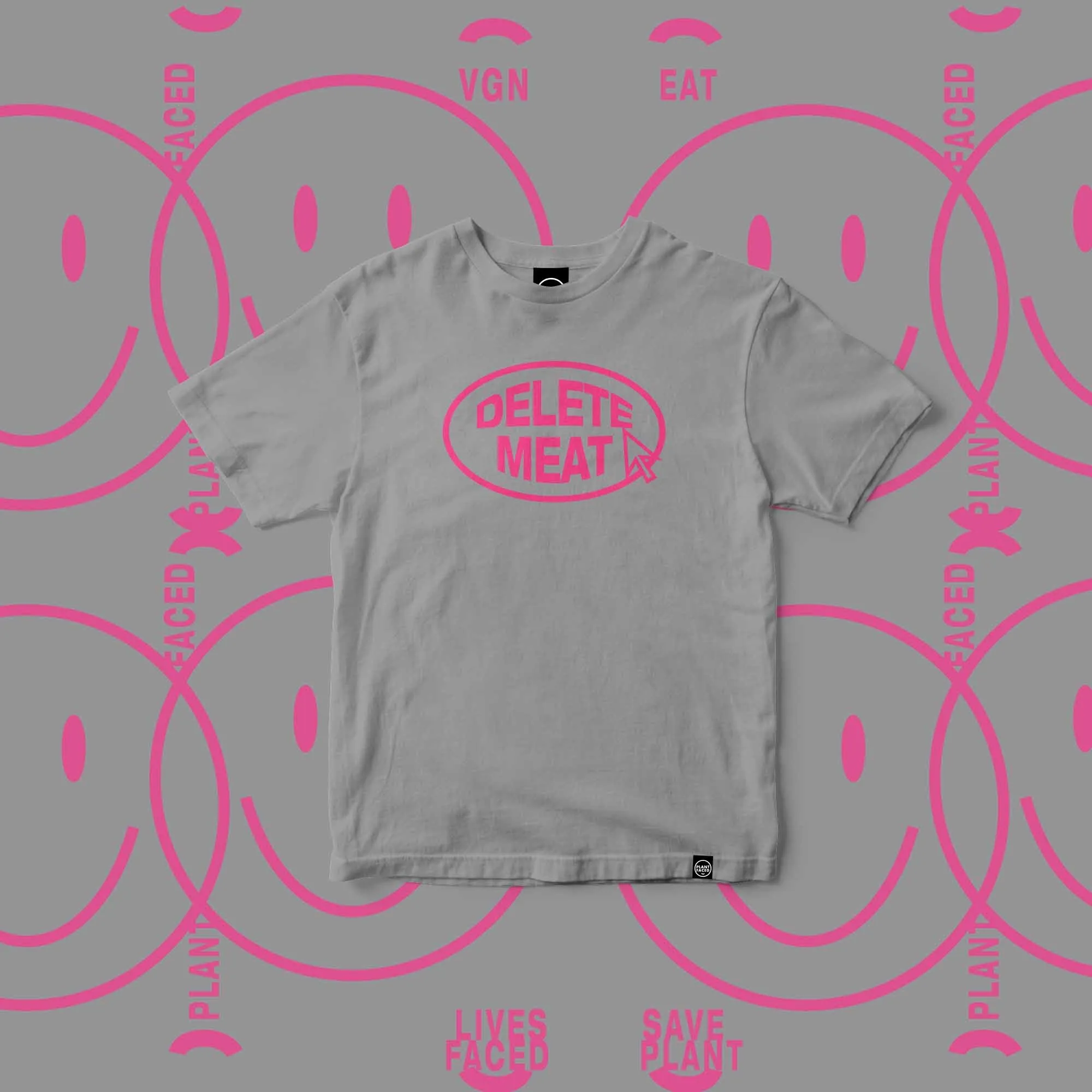 Delete Meat - Opal Grey T-Shirt