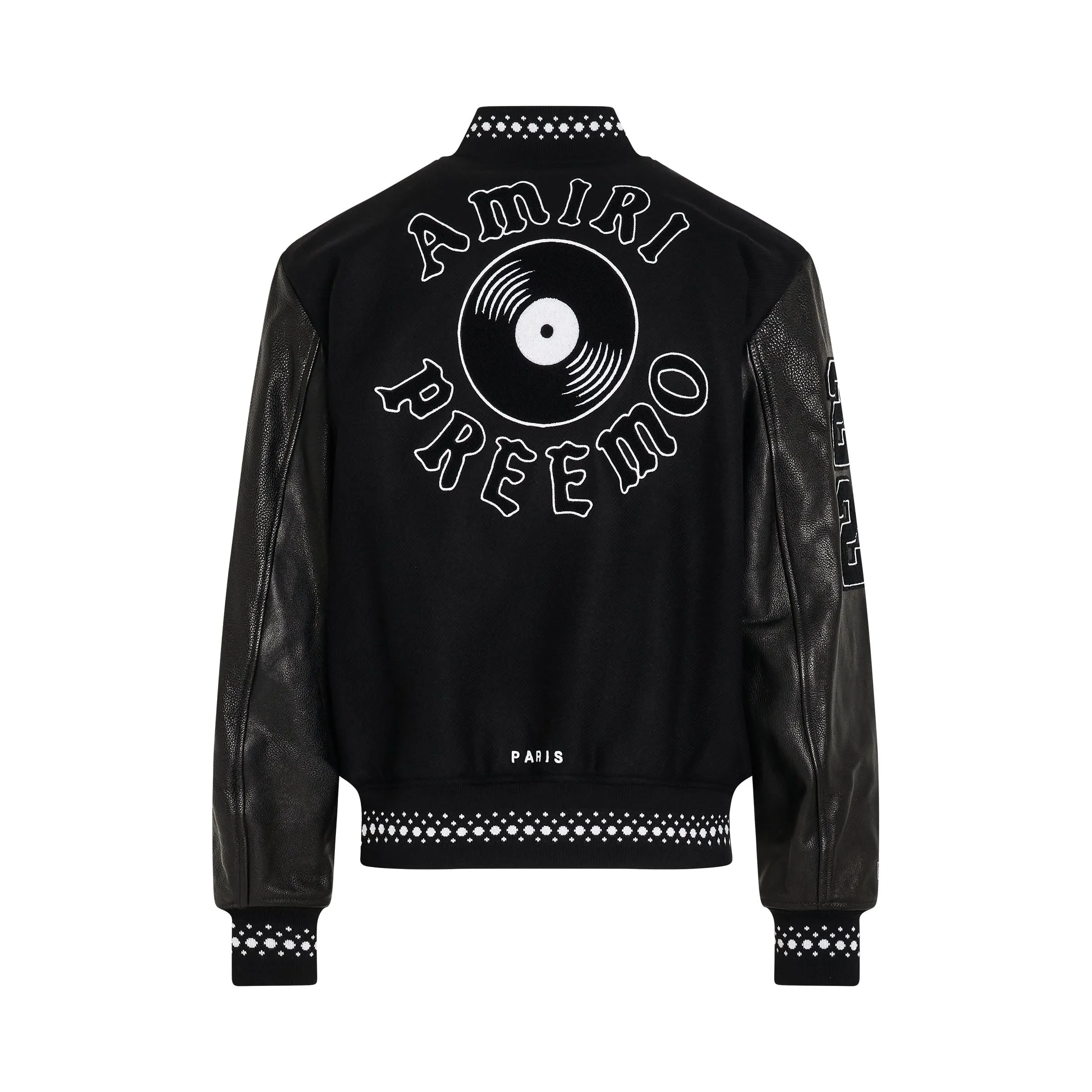 Dj Preemo Varsity Jacket in Black