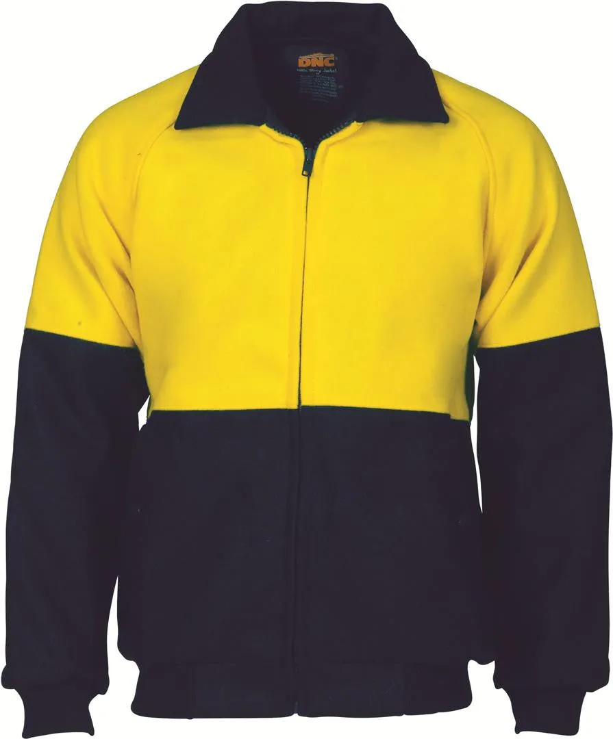 DNC Hi Vis Two Tone Bluey Bomber Jacket (3869)