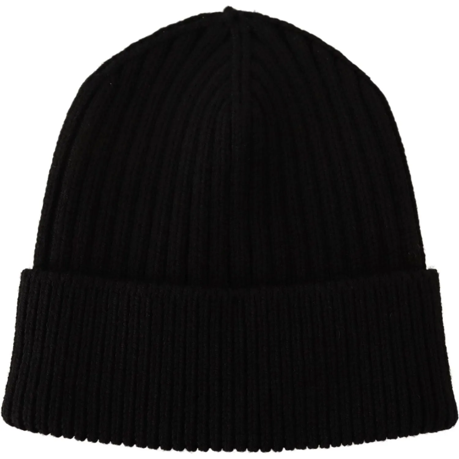 Dolce & Gabbana Elegant Cable Knit Wool Beanie with Fleece Liner