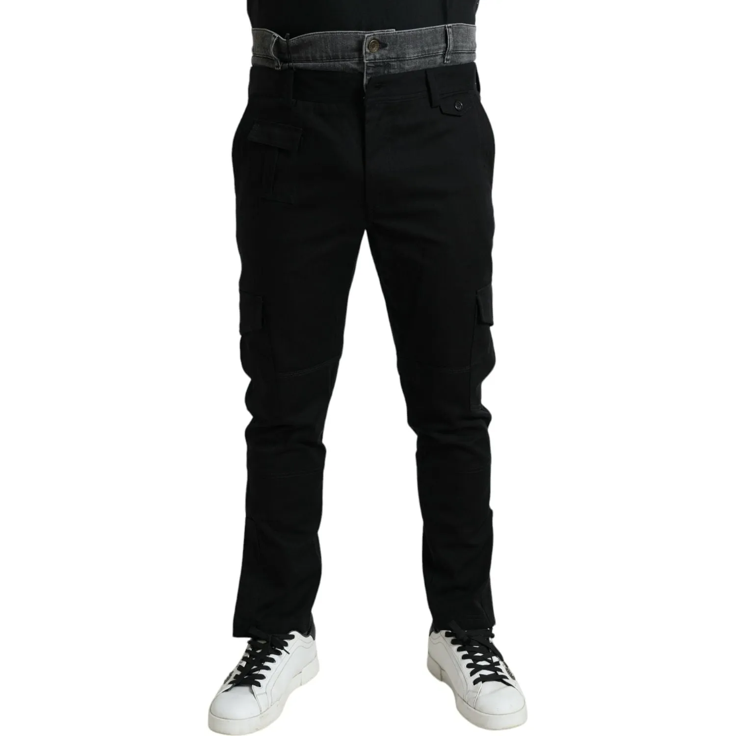 Dolce & Gabbana Elegant Skinny Cotton Stretch Joggers