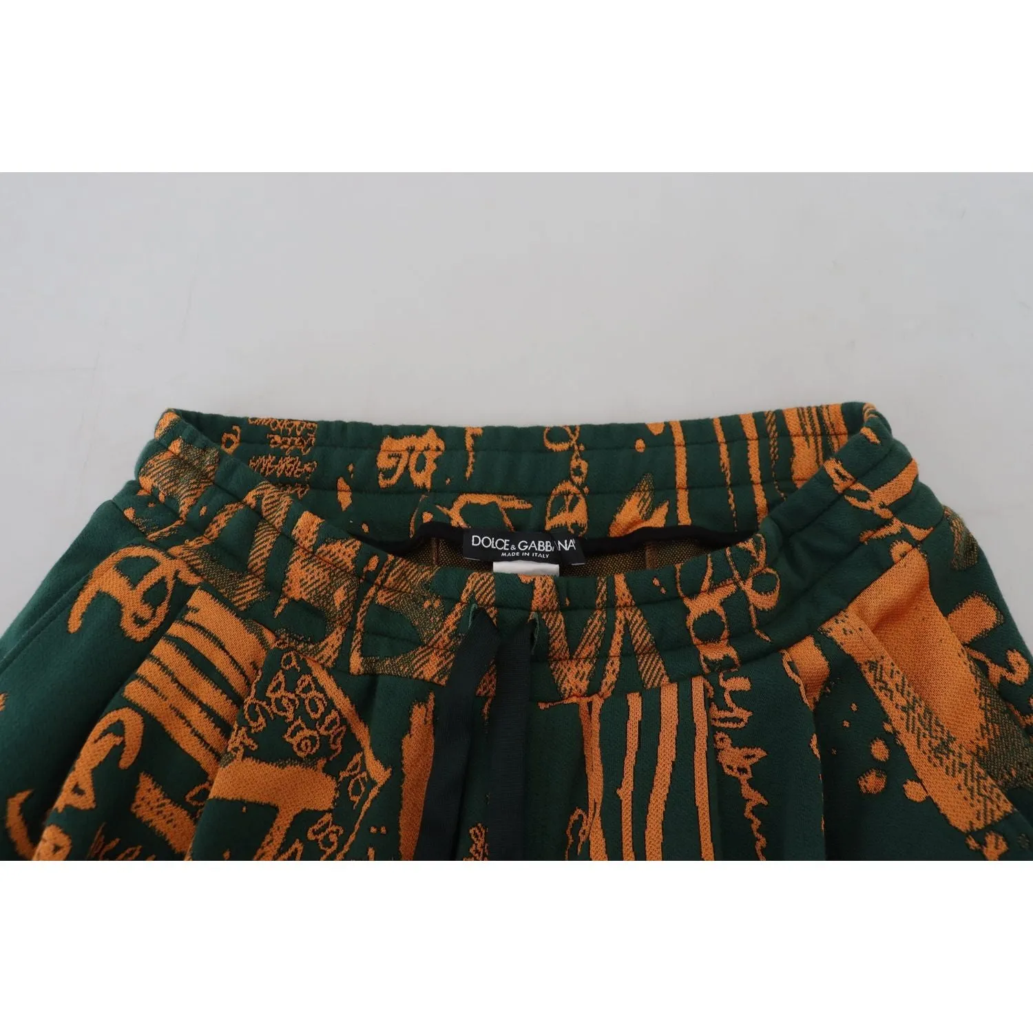 Dolce & Gabbana Multicolor Silk Blend Jogger Cargo Pants