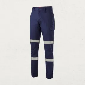 Drill Cargo Cuffed Pant with Tape